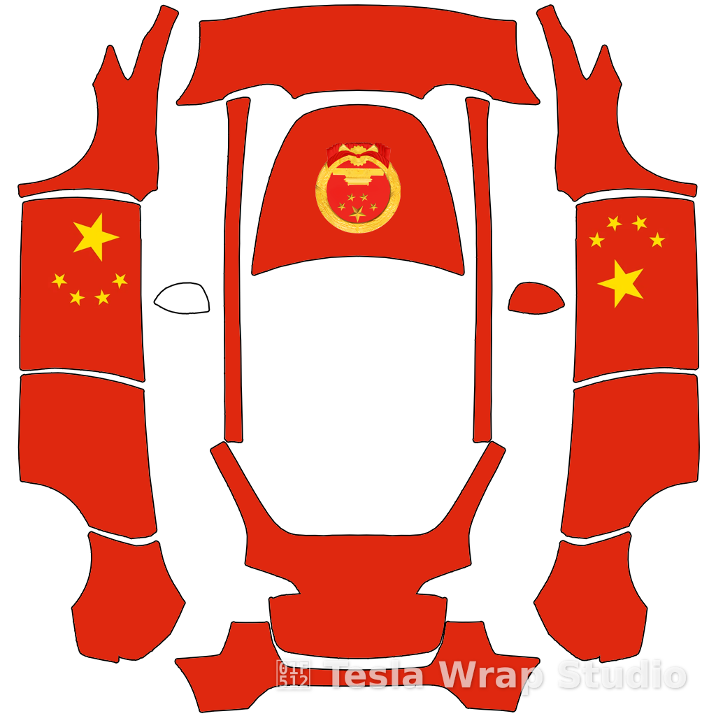 中国心 Model Y - Model Y 特斯拉喷漆车间模板