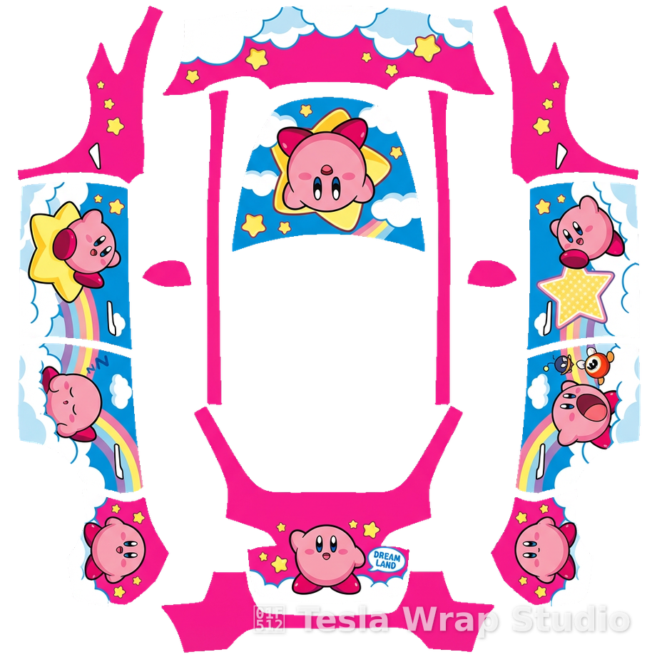 星之卡比 - Model Y 特斯拉喷漆车间模板