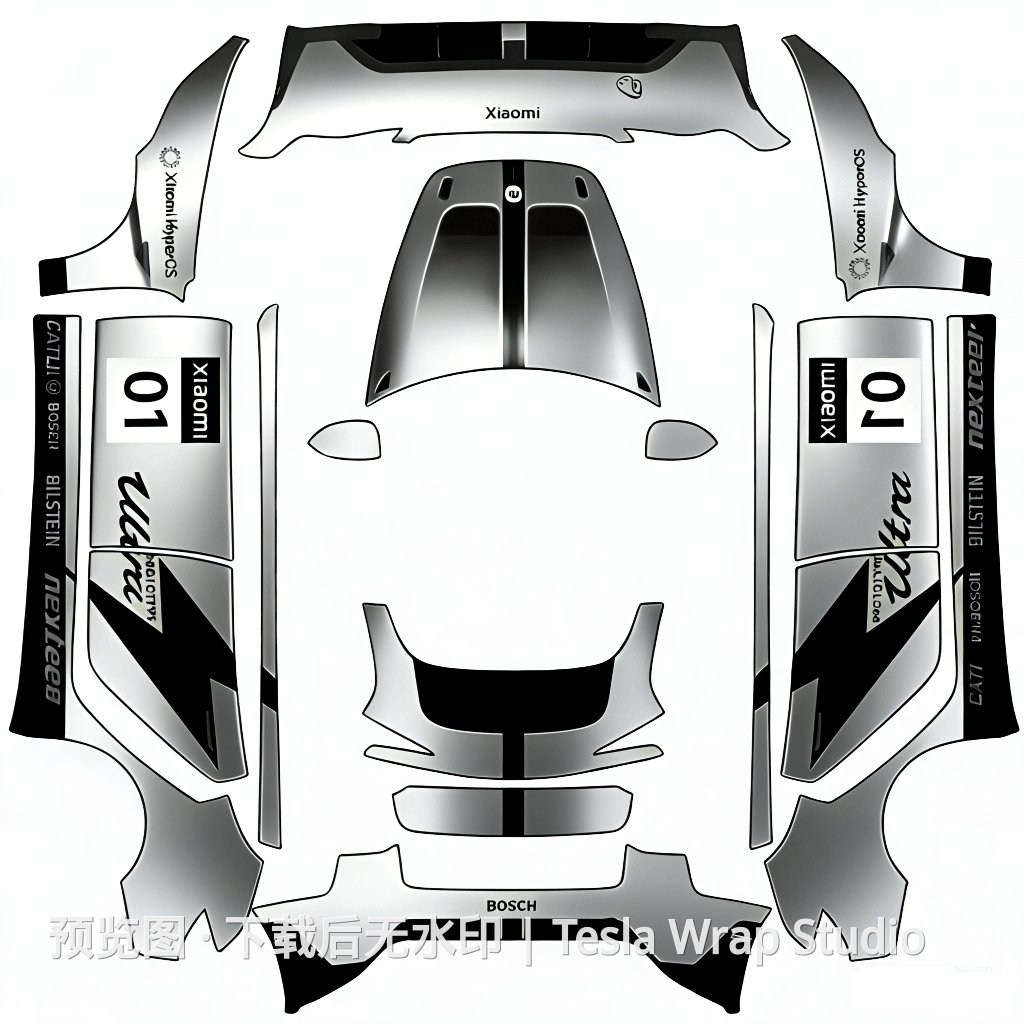 小米Ultra银色渐变