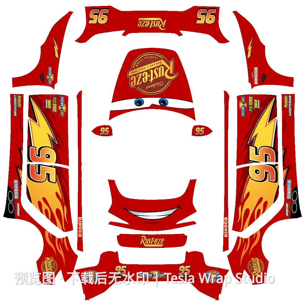 闪电麦昆 Lightning mcqueen Model 3 (2024+)