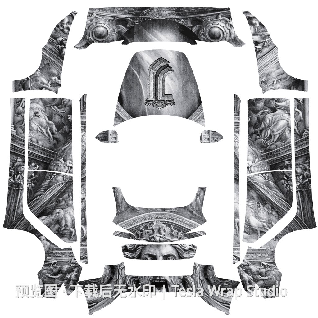 Model 3 (2024+) Standard & Premium #1238 - Model 3 (2024+) Standard & Premium 特斯拉喷漆车间模板