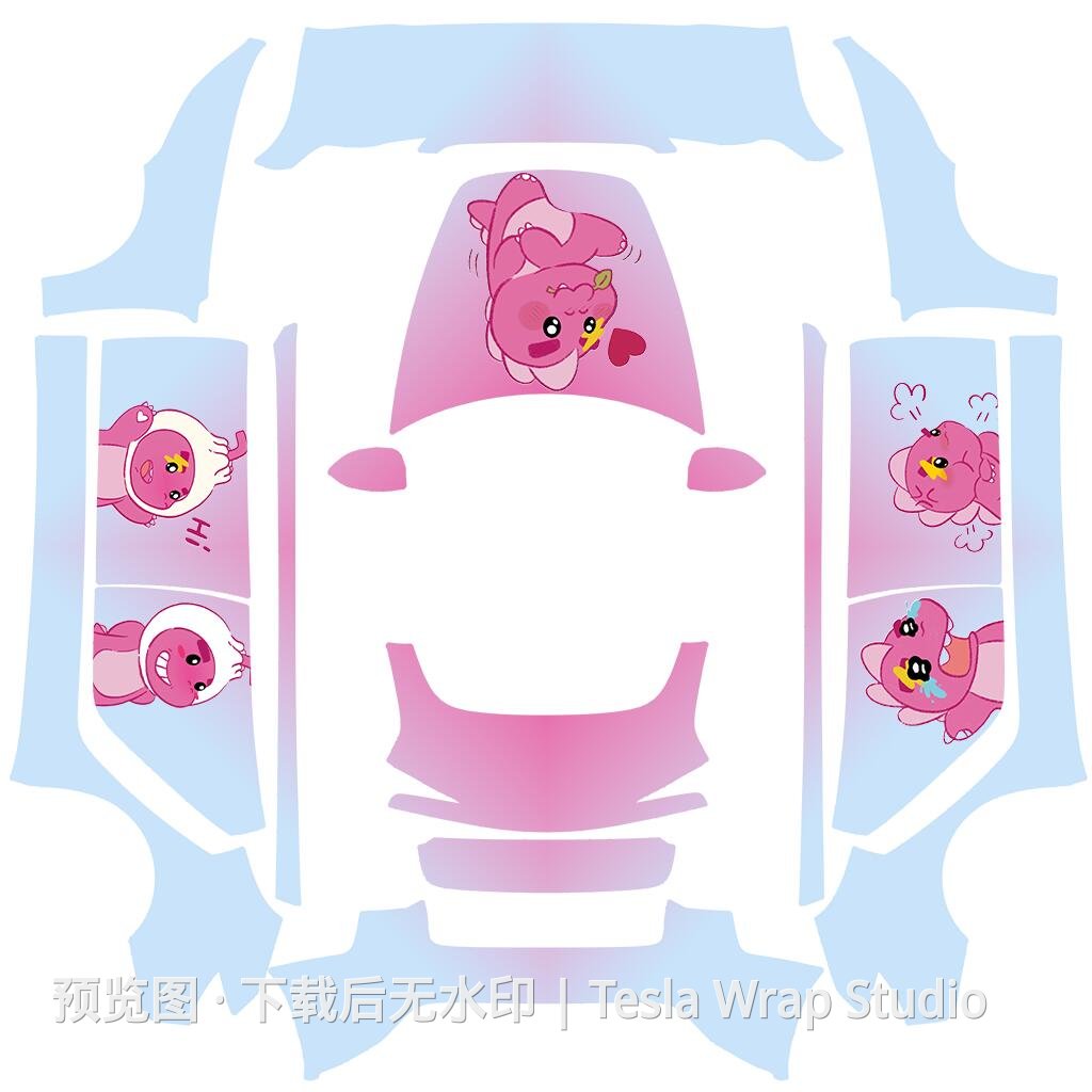 素龙 01 Model 3 - Model 3 (2024+) Standard & Premium 特斯拉喷漆车间模板