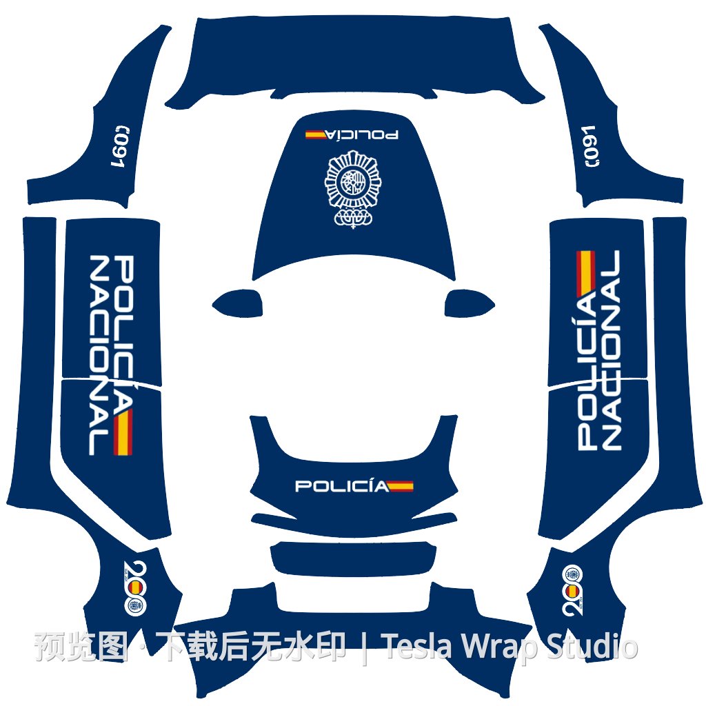 Model 3 (2024+) Standard & Premium #1524 - Model 3 (2024+) Standard & Premium 特斯拉喷漆车间模板