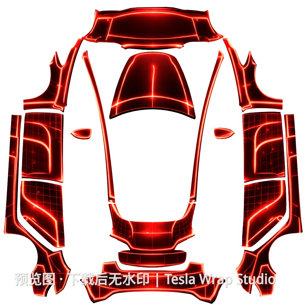 Model 3 #8861 - Model 3 特斯拉喷漆车间模板