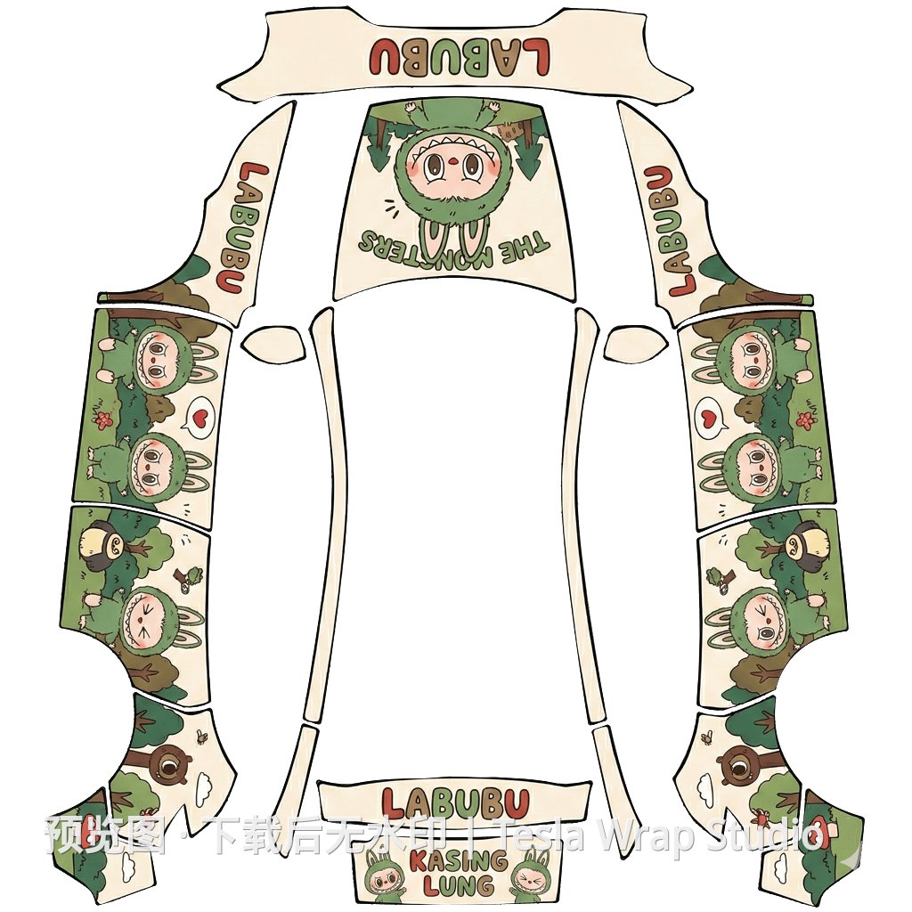 LABUBU 焕新版 Model Y 拉布布 拉卜卜