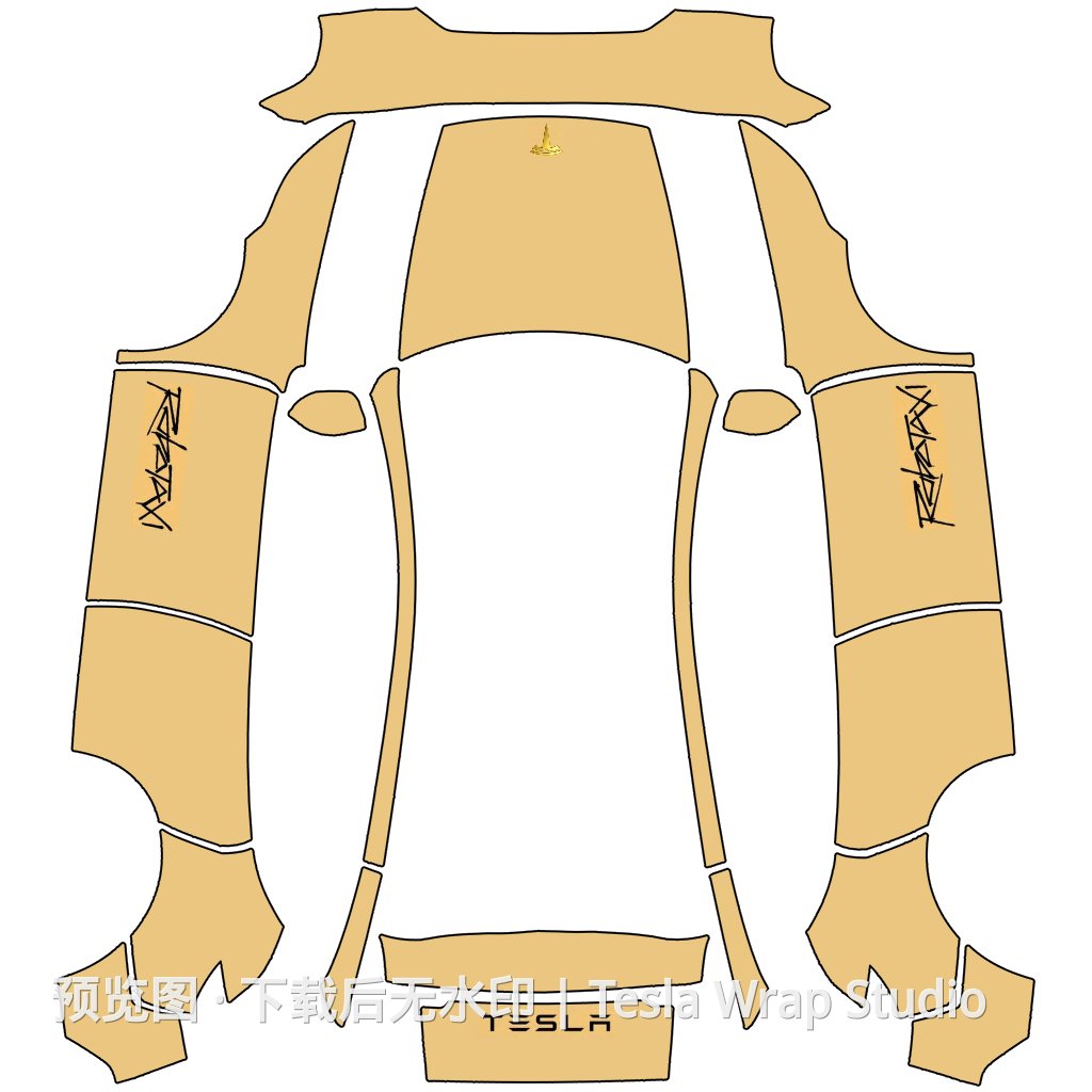 Model Y (2025+) Standard #8003 - Model Y (2025+) Standard 特斯拉喷漆车间模板
