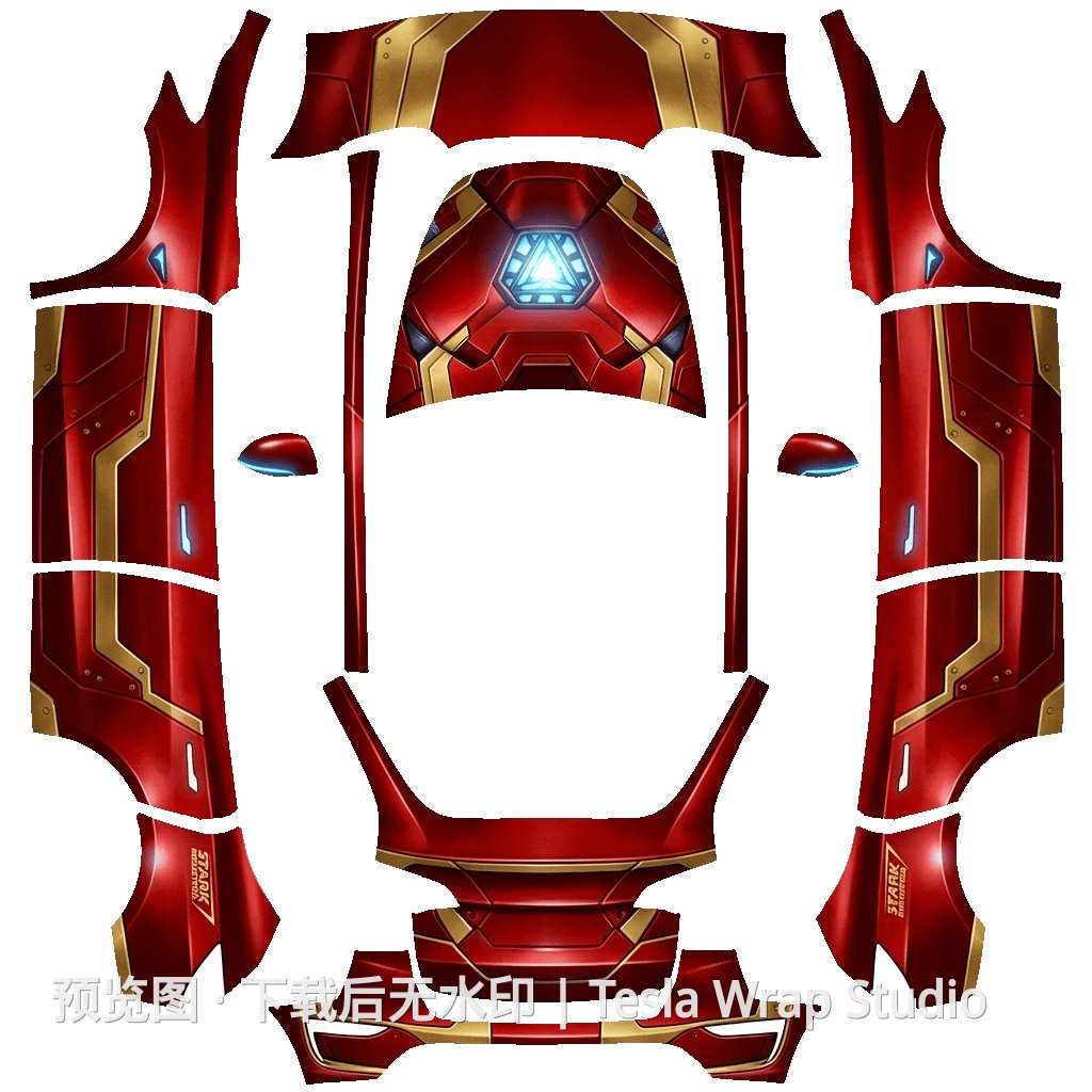 钢铁侠主题 Model Y