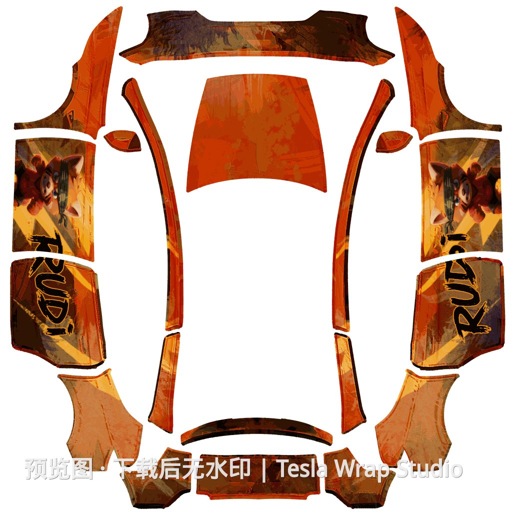 Model Y L #1223 - Model Y L 特斯拉喷漆车间模板