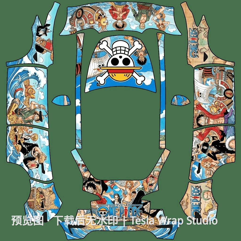 海贼王主题皮肤 Model Y