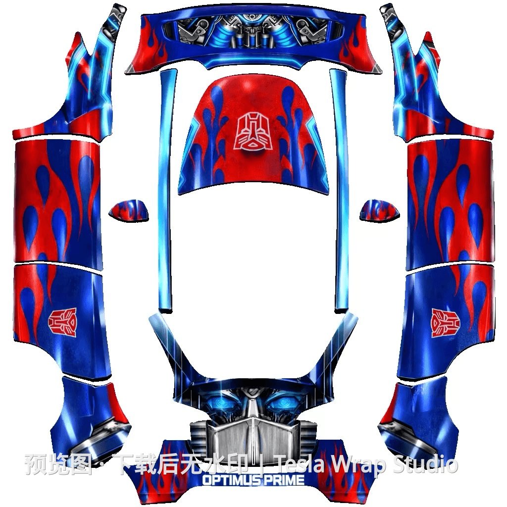 擎天柱 - Model Y 特斯拉喷漆车间模板