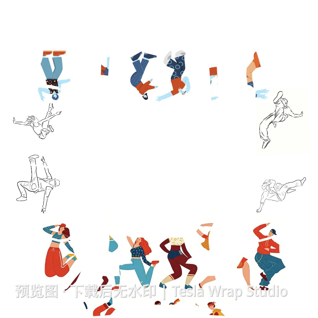 街舞 - Model Y 特斯拉喷漆车间模板