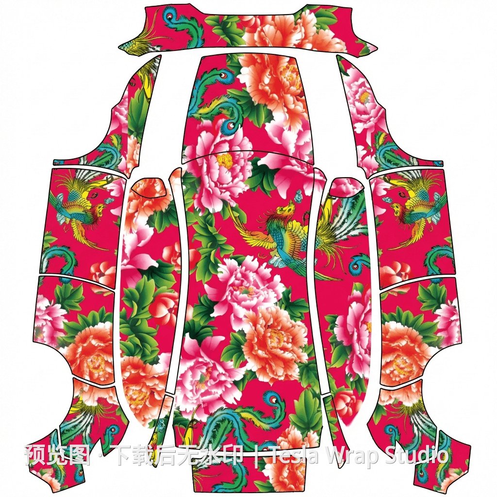 东北特色花袄涂装