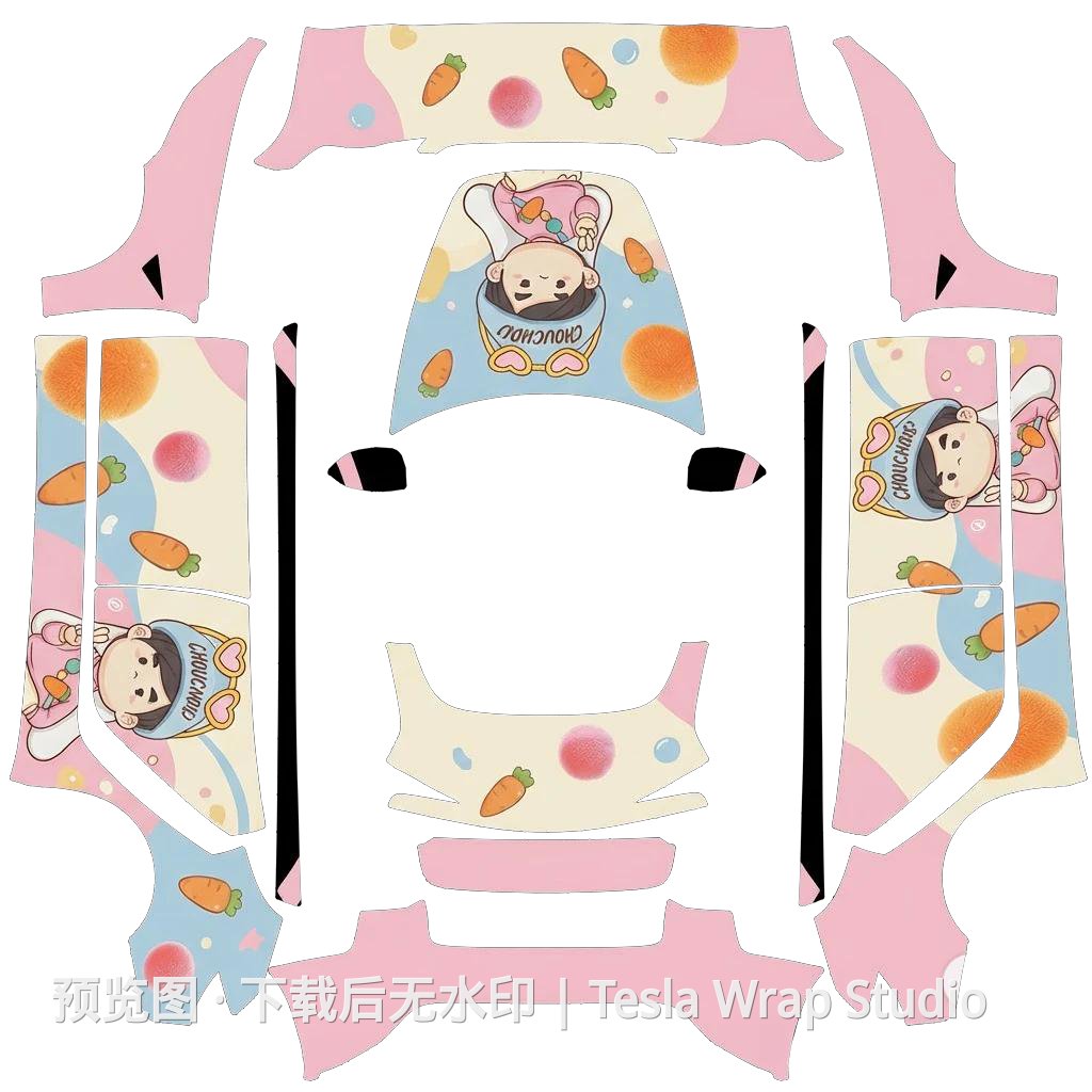 Model 3 - Model 3 (2024+) Standard & Premium 特斯拉喷漆车间模板