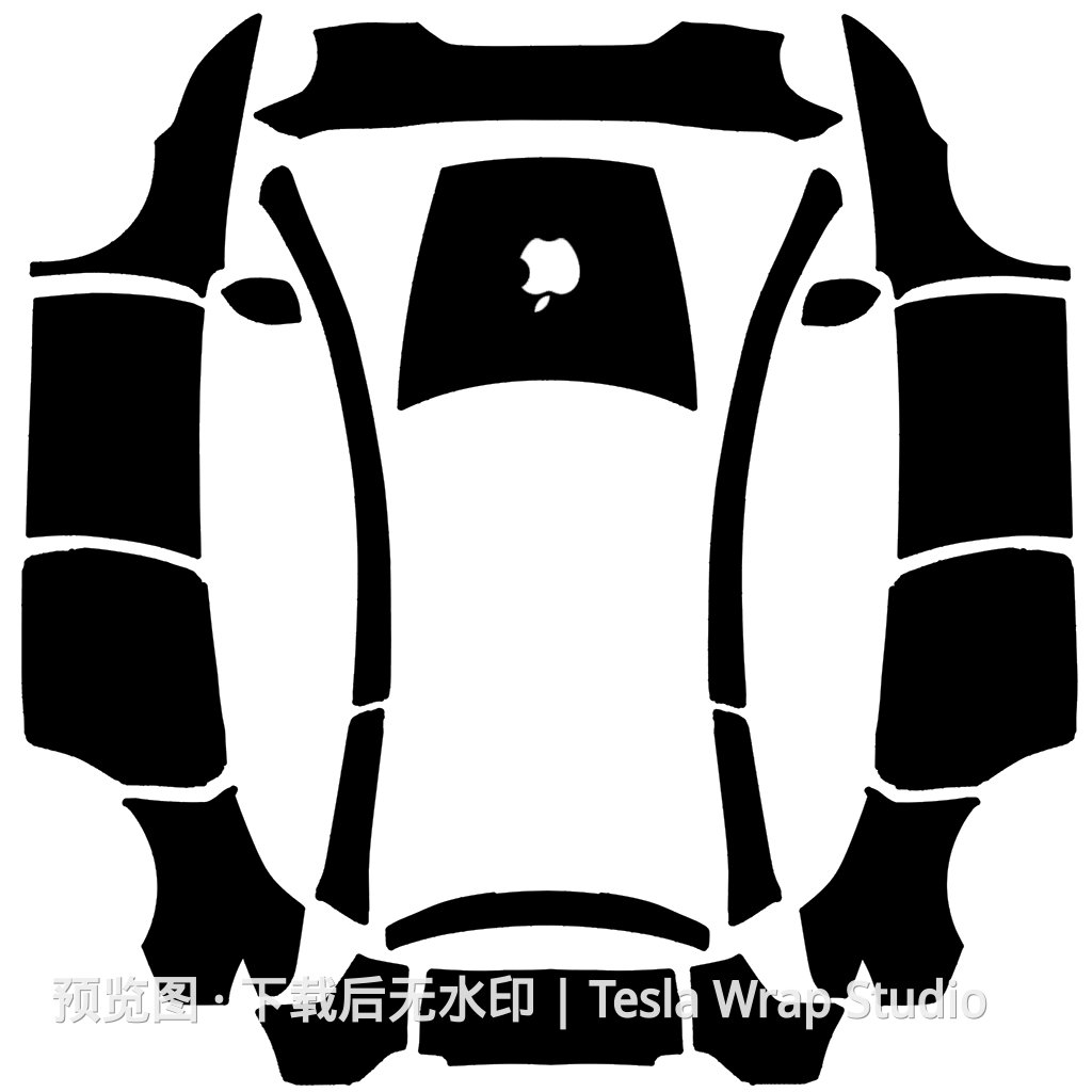 苹果 - Model Y L 特斯拉喷漆车间模板