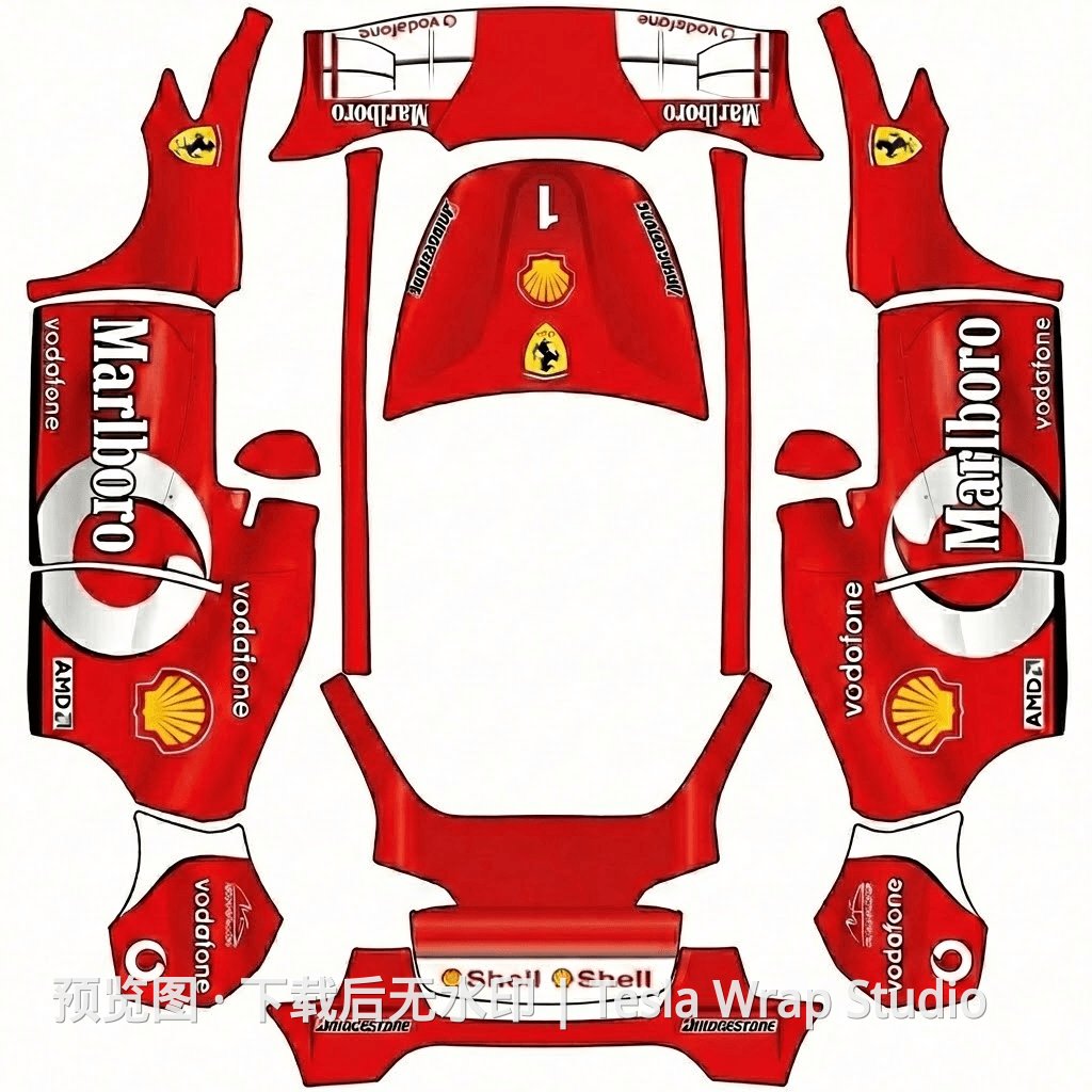 舒马赫F2004复刻