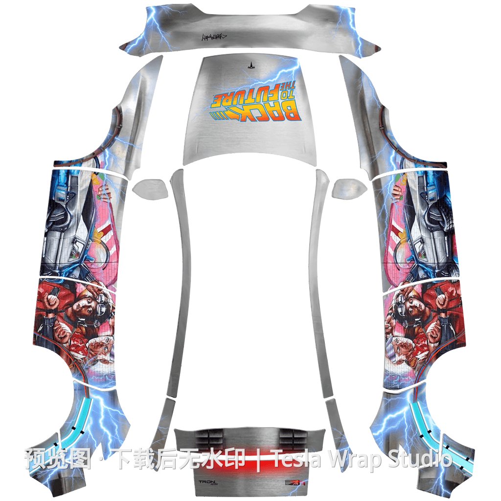 德罗宁未来 - Model Y (2025+) Standard 特斯拉喷漆车间模板