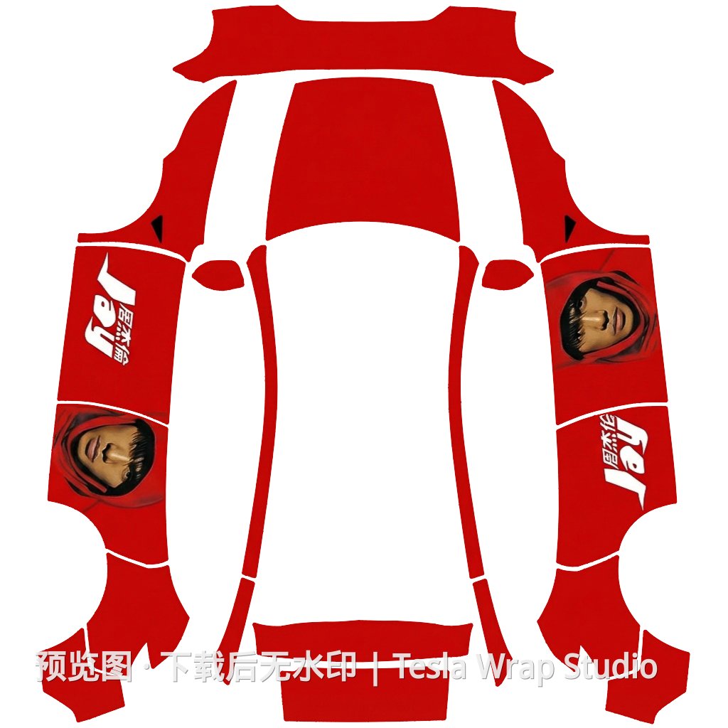 杰伦 - Model Y (2025+) Standard 特斯拉喷漆车间模板