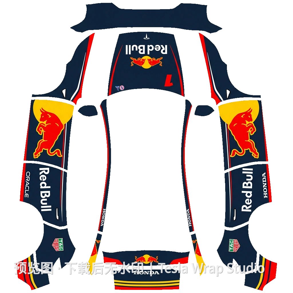 本田红牛 - Model Y (2025+) Standard 特斯拉喷漆车间模板