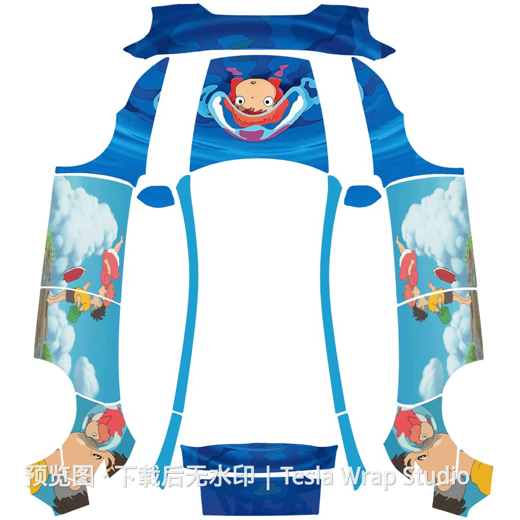 初吻的感觉 - Model Y (2025+) Standard 特斯拉喷漆车间模板