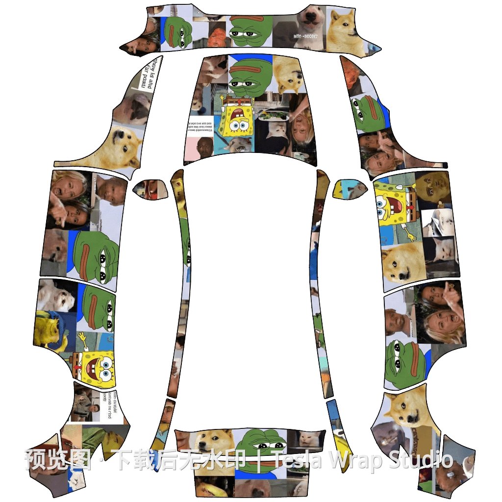 meme - Model Y (2025+) Premium 特斯拉喷漆车间模板