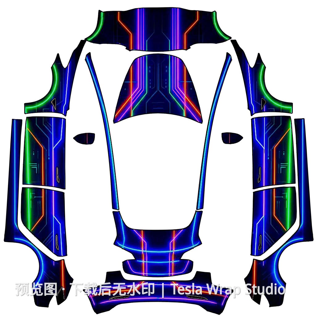 创战纪 - Model 3 特斯拉喷漆车间模板