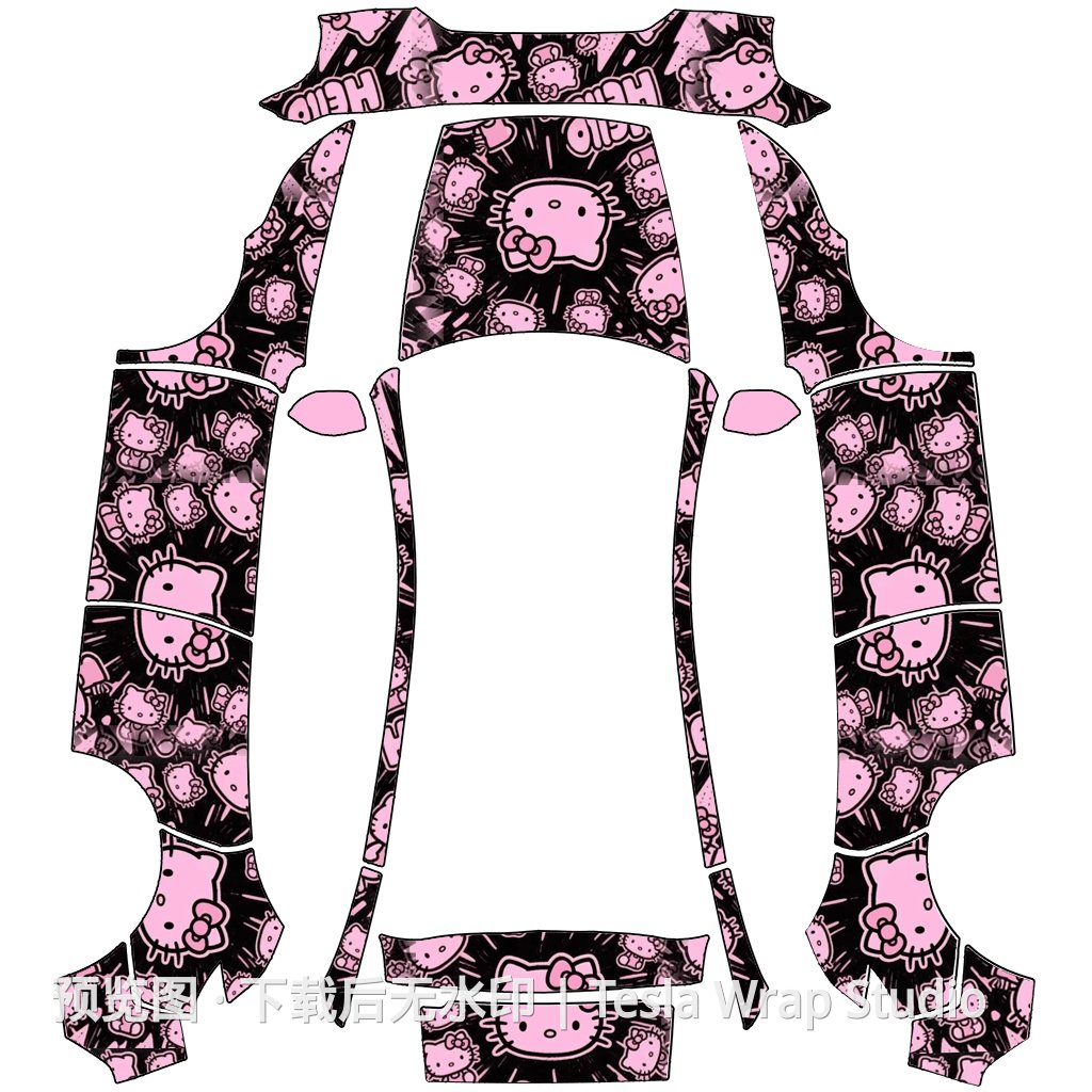 Hello Kitty 粉黑
