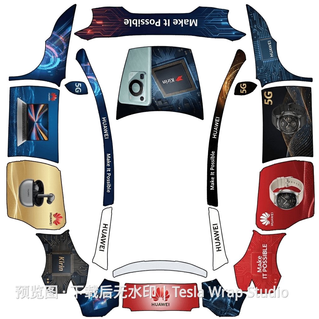 数码爱好者修复版 - Model Y L 特斯拉喷漆车间模板