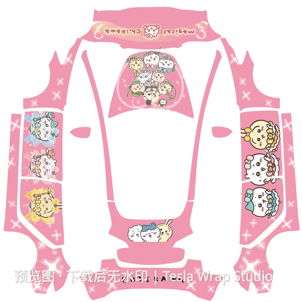 chiikawa吉伊卡哇魔法少女可爱