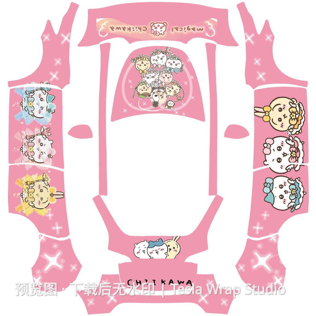 chiikawa吉伊卡哇魔法少女可爱