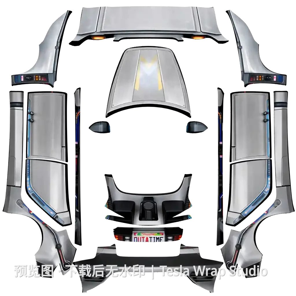 精品皮肤 - Model 3 (2024+) Standard & Premium 特斯拉喷漆车间模板