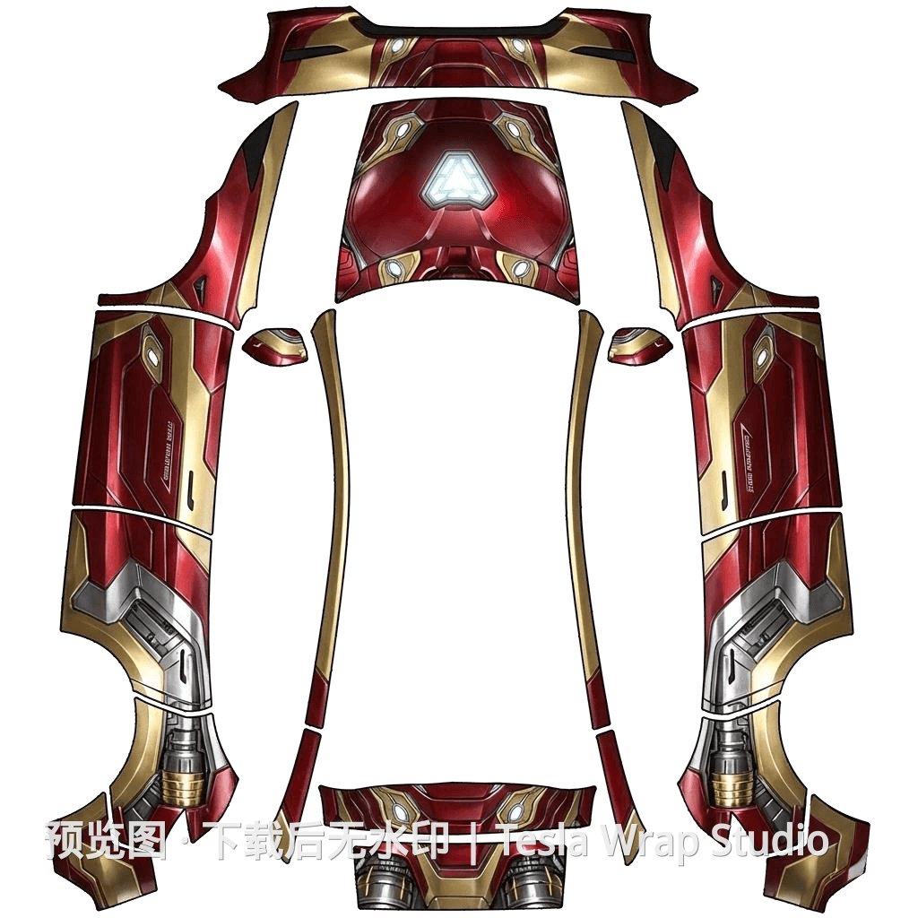 新版钢铁侠 - Model Y (2025+) Standard 特斯拉喷漆车间模板