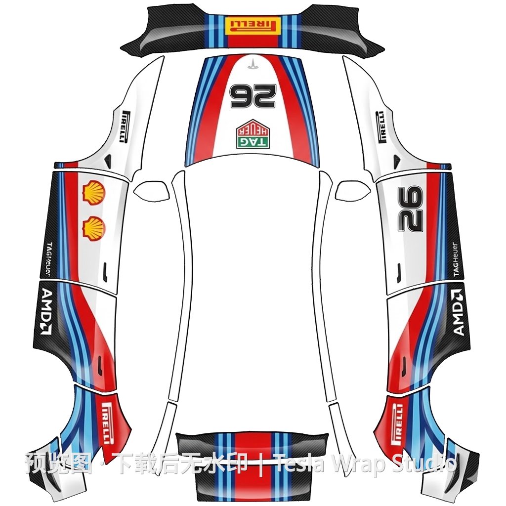 AMD - Model Y (2025+) Standard 特斯拉喷漆车间模板