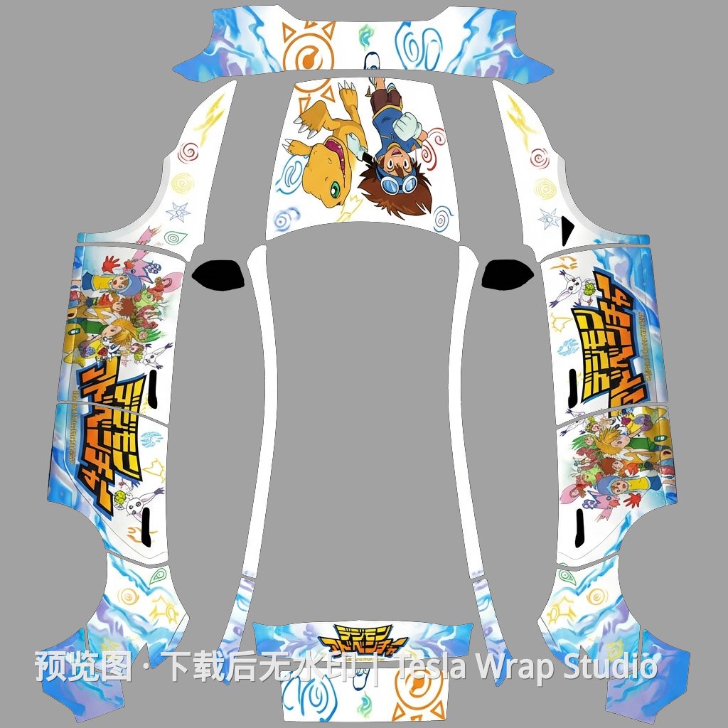 焕新 Y - Model Y (2025+) Standard 特斯拉喷漆车间模板