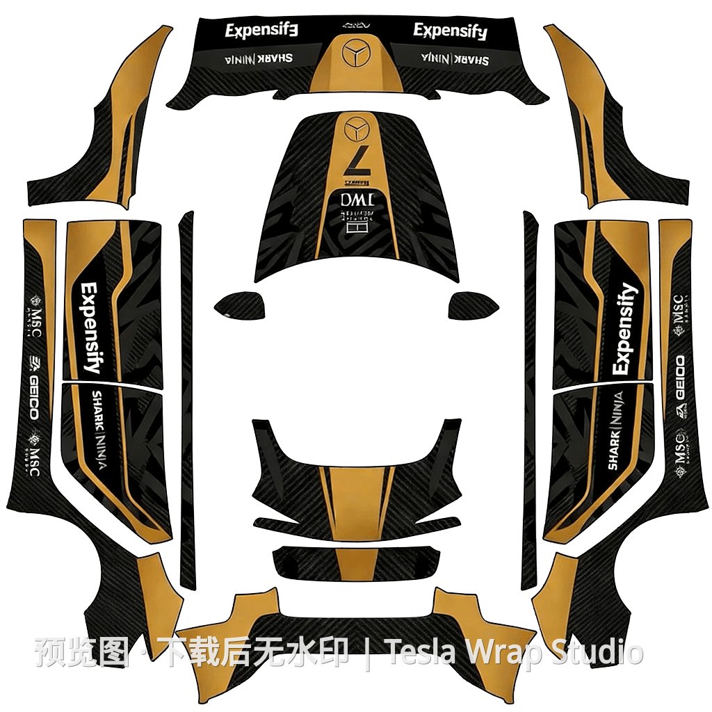 APXGP - Model 3 (2024+) Standard & Premium 特斯拉喷漆车间模板