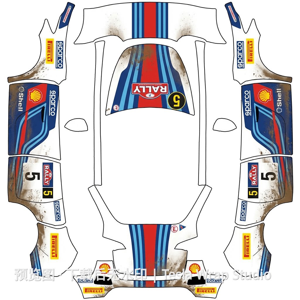 Rally 5 - Model Y 特斯拉喷漆车间模板