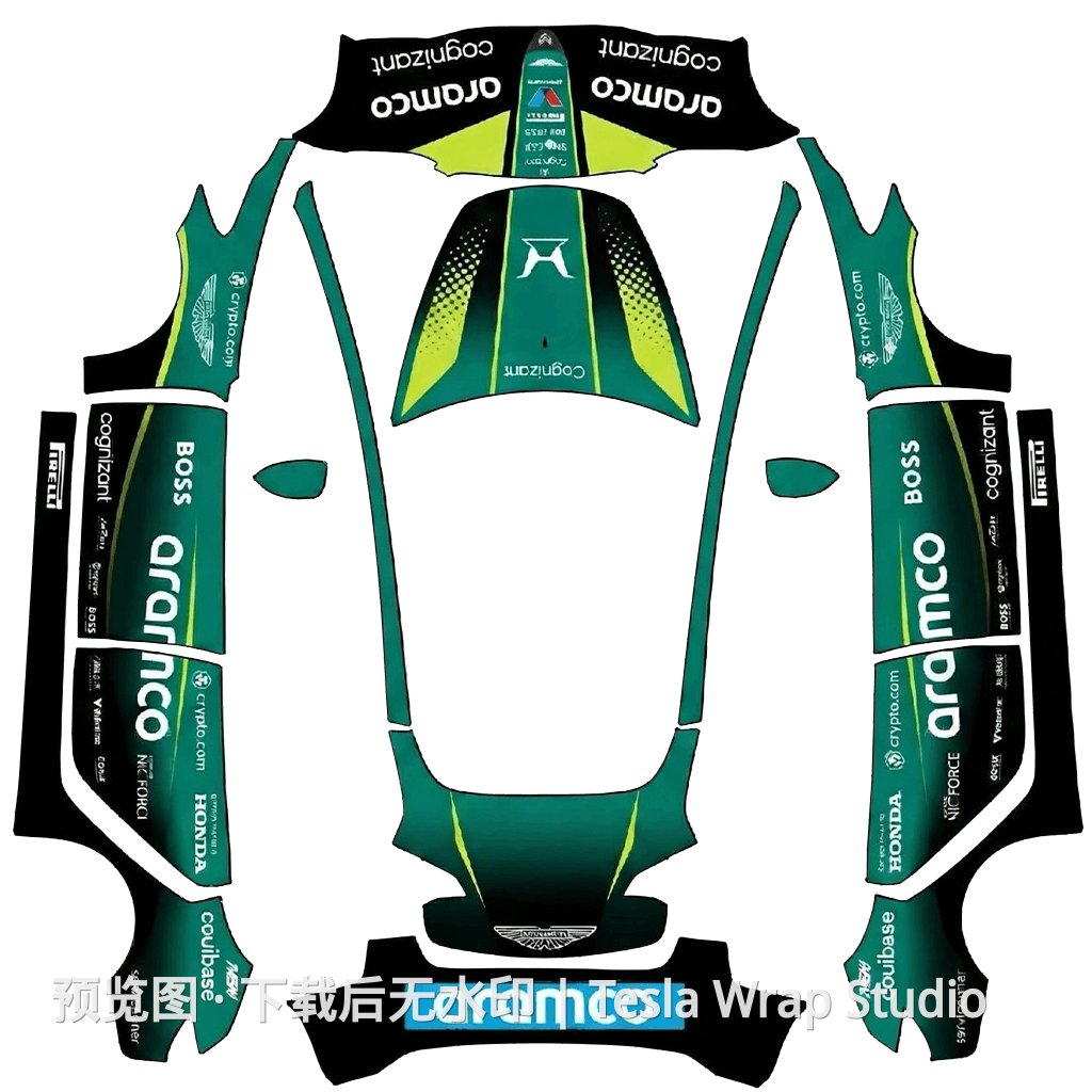 阿斯顿马丁 - Model 3 特斯拉喷漆车间模板