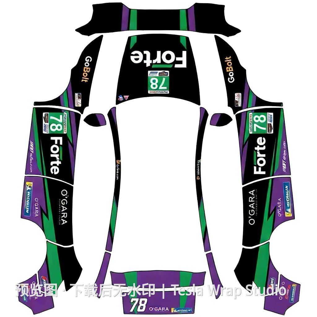 兰博基尼 GT3 - Model Y (2025+) Standard 特斯拉喷漆车间模板