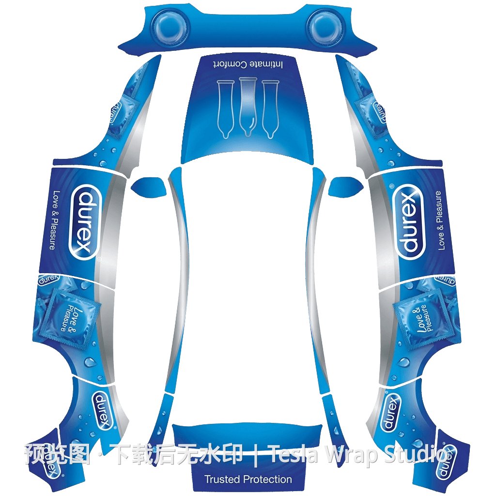 杜蕾斯 - Model Y (2025+) Premium 特斯拉喷漆车间模板