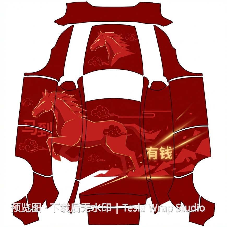 马上有钱 - Model Y (2025+) Premium 特斯拉喷漆车间模板