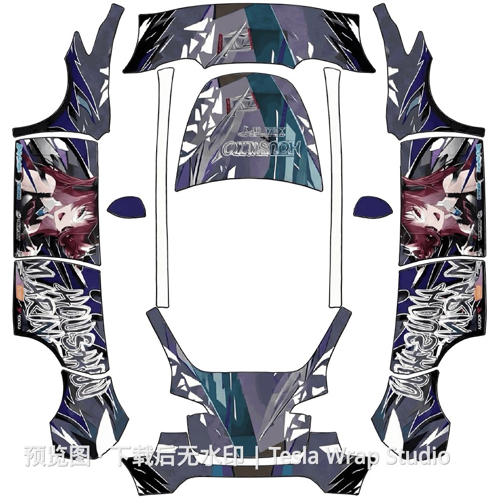 精品涂装 - Model Y 特斯拉喷漆车间模板