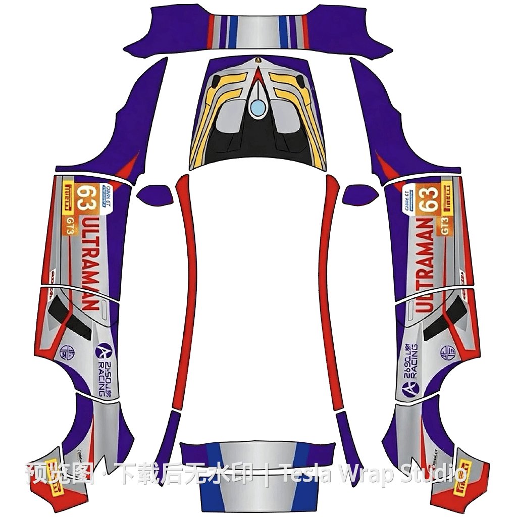 奥特曼 - Model Y (2025+) Standard 特斯拉喷漆车间模板