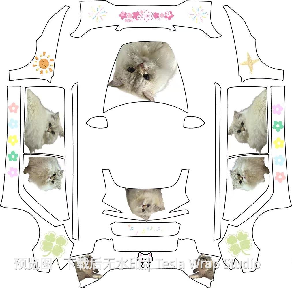 孙hh - Model 3 (2024+) Standard & Premium 特斯拉喷漆车间模板