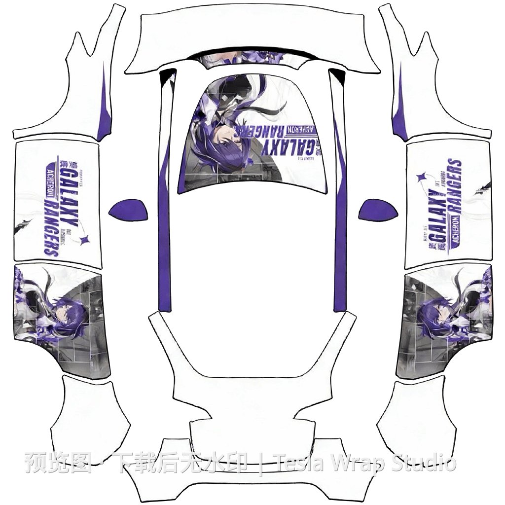 GALAXY - Model Y 特斯拉喷漆车间模板