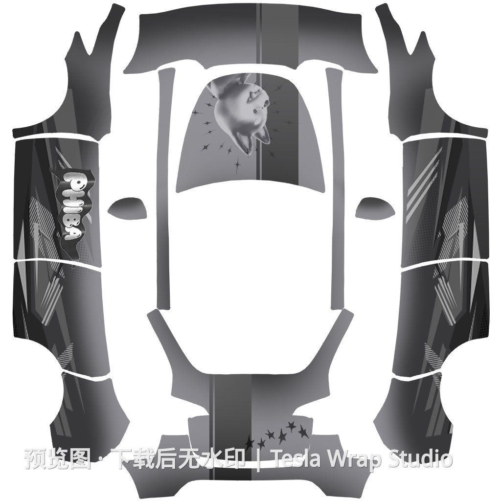 PHIBA-快银 - Model Y 特斯拉喷漆车间模板