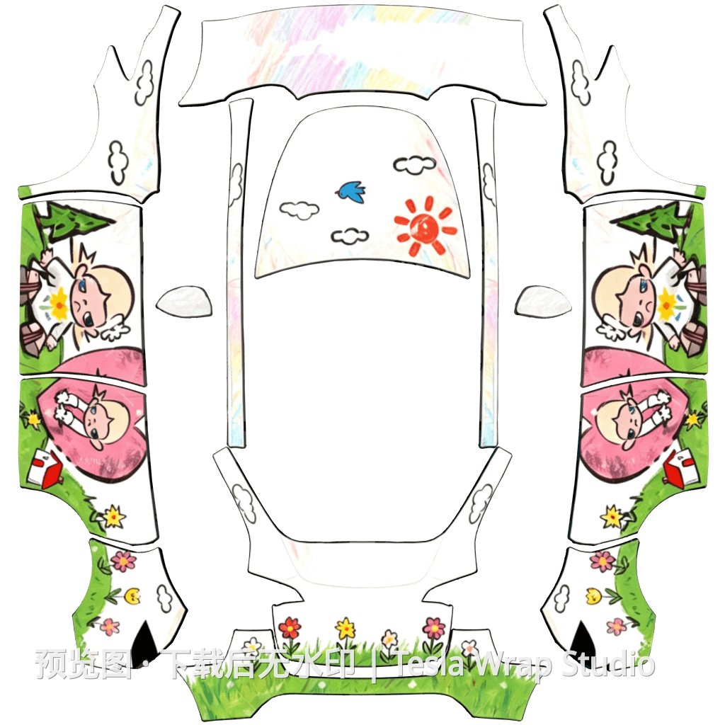 Zsiga嘎子姐 - Model Y 特斯拉喷漆车间模板