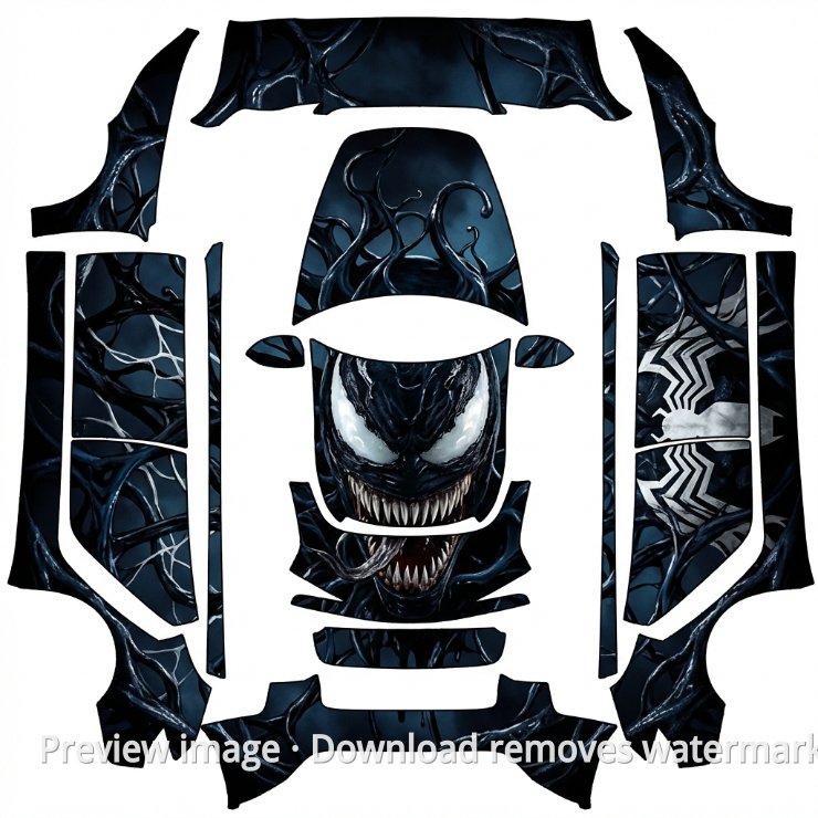 Venom Is Here Theme - Model 3 (2024+) Performance