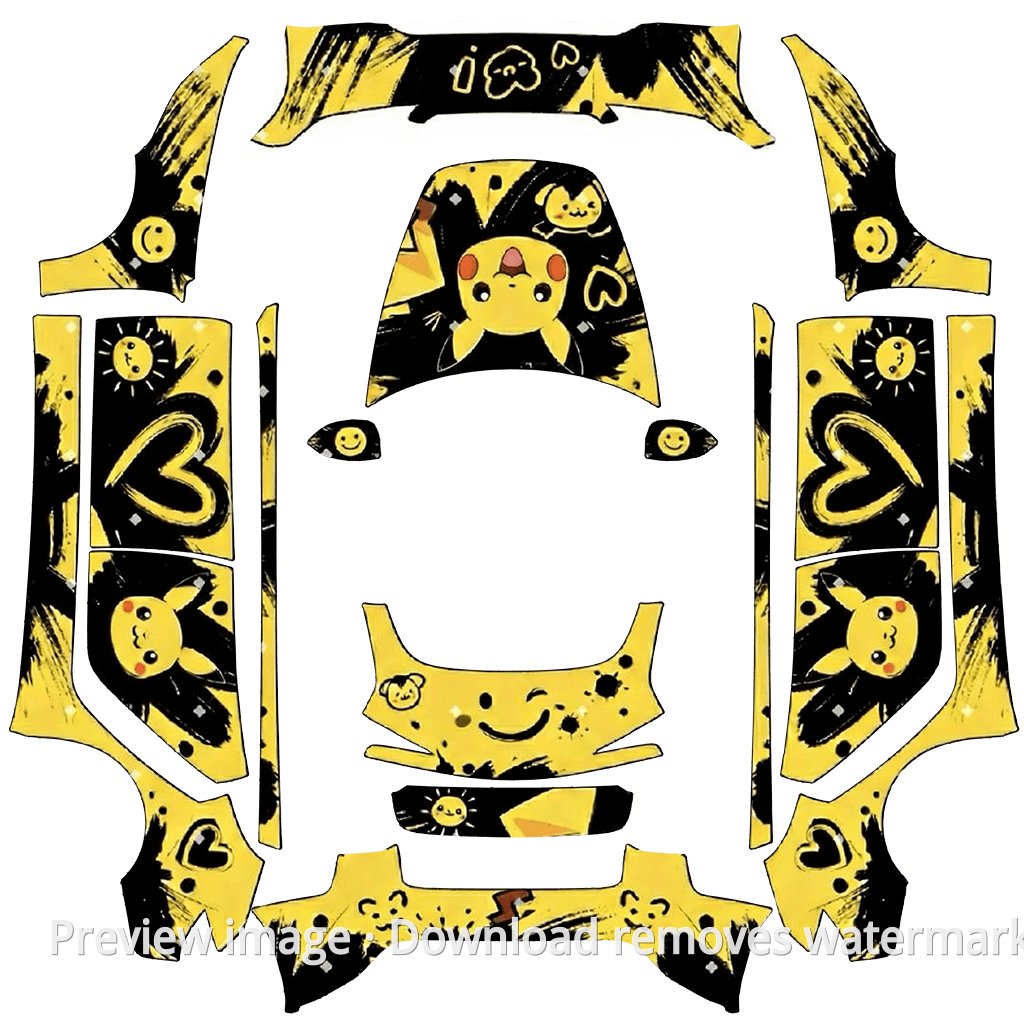Pikachu Theme 2 - Model 3 (2024+) Standard & Premium