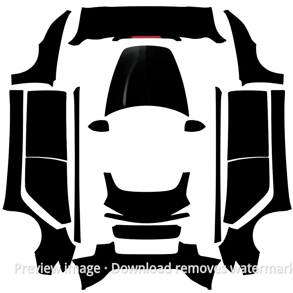 Custom Template #7365 - Model 3 (2024+) Standard & Premium
