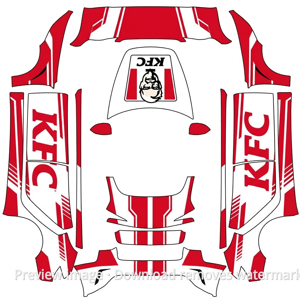 KFC Theme - Model 3 (2024+) Standard & Premium