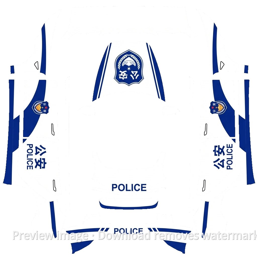 Police Car Series 8 - Model 3 (2024+) Standard & Premium
